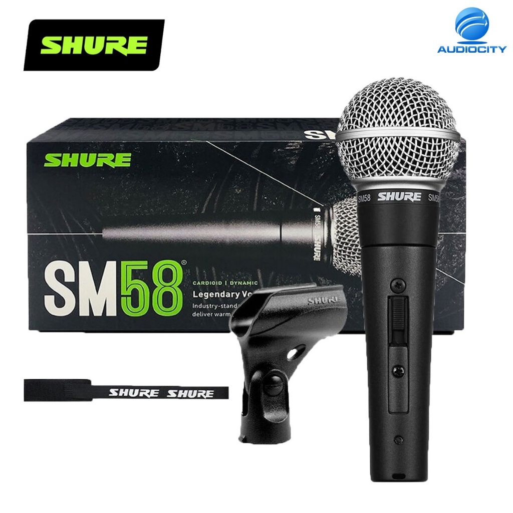 SHURE SM58S ไมโครโฟน มี Switch ปิด-เปิด