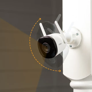 IMOU กล้องวงจรปิด ภายนอก WIFI hotspot ในตัว รุ่น Bullet 2C มีให้เลือก 3MP/5MP บันทึกเสียงได้ มี Sofe AP Mode
