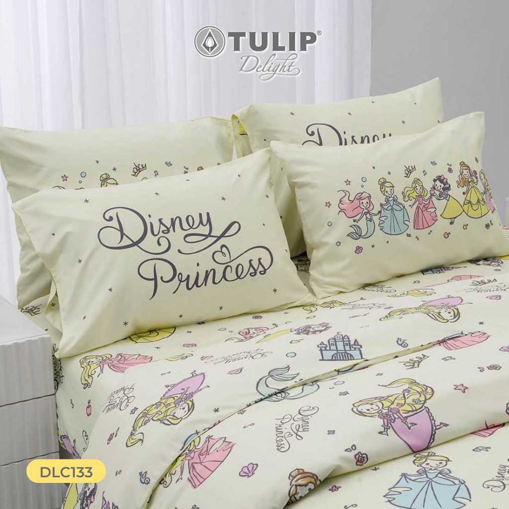 Tulip Delight 🍒DLC133🍒  ชุดเครื่องนอนทิวลิปดีไลท์ ลายการ์ตูนลิขสิทธิ์ ลายเจ้าหญิง Disney