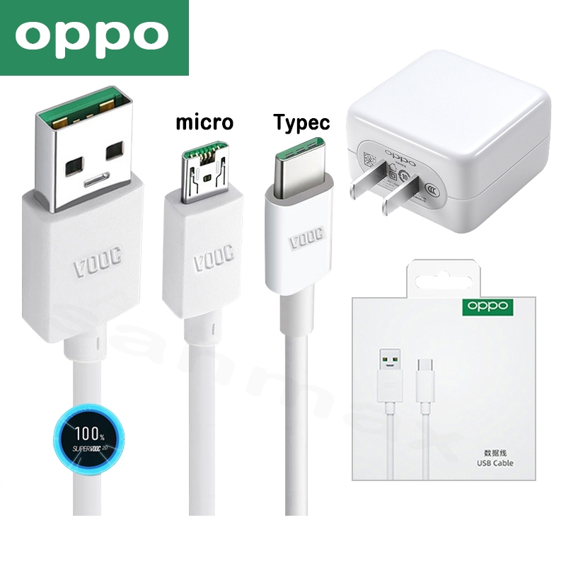 รับประกัน1ปี สายชาร์จ oppo typec 20w 35w 65w หัวชาร์จ oppo 20w ของแท้100% fastcharging สำหรับ realme