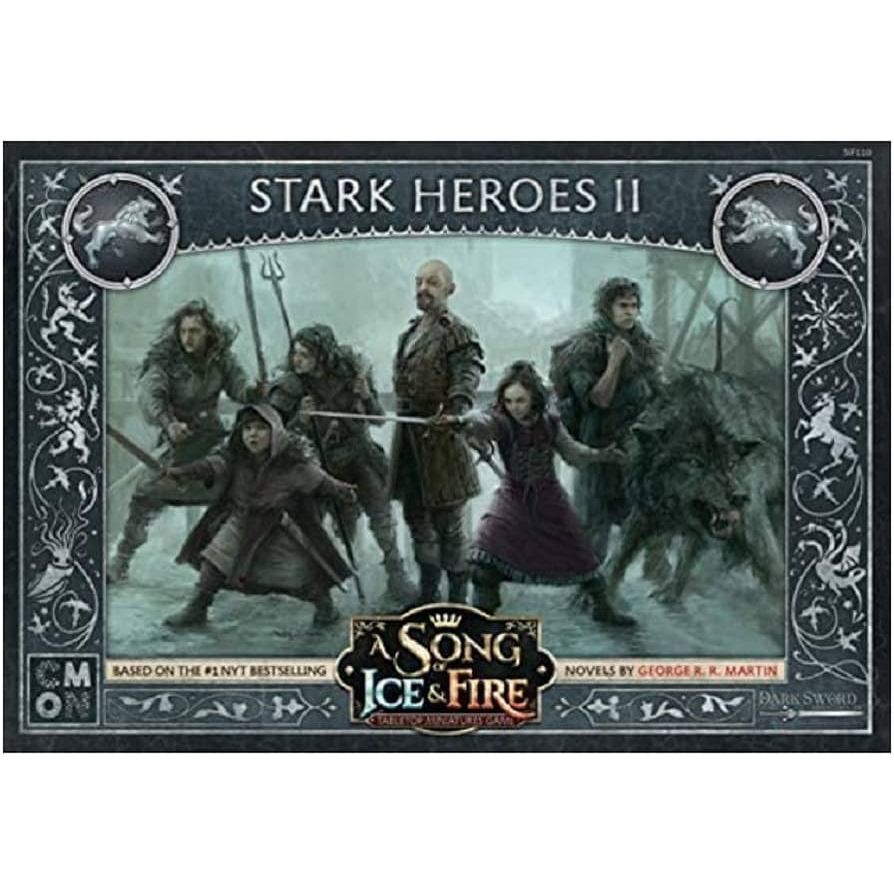 [CMON]{พร้อมส่ง}A Song Of Ice & Fire: Stark Heroes Box 2 โมเดลสำหรับบอร์ดเกม