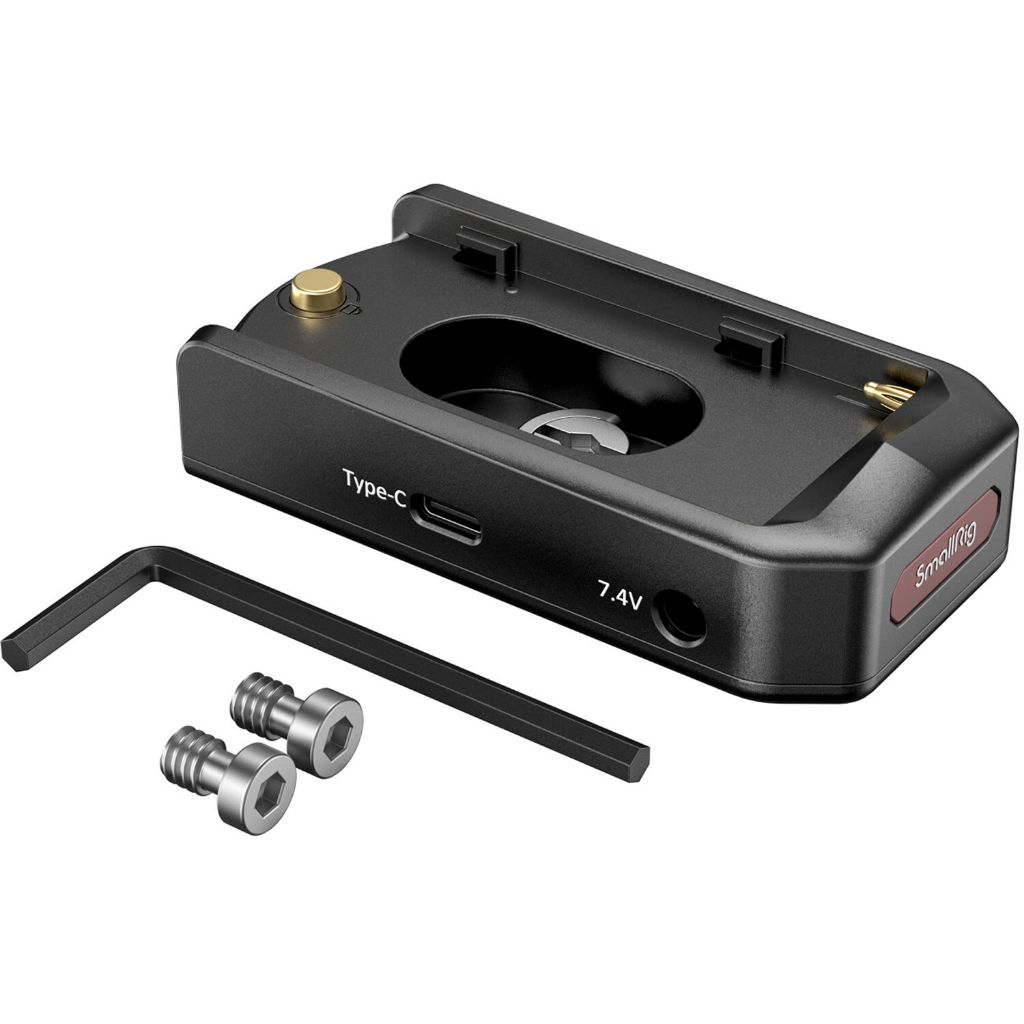SmallRig NP-F Battery Plate Pro Edition 3168 ฐานแบตเตอรี่ พร้อมไฟแสดงสถานะ Type C in/out สต๊อกไทยพร้อมส่ง