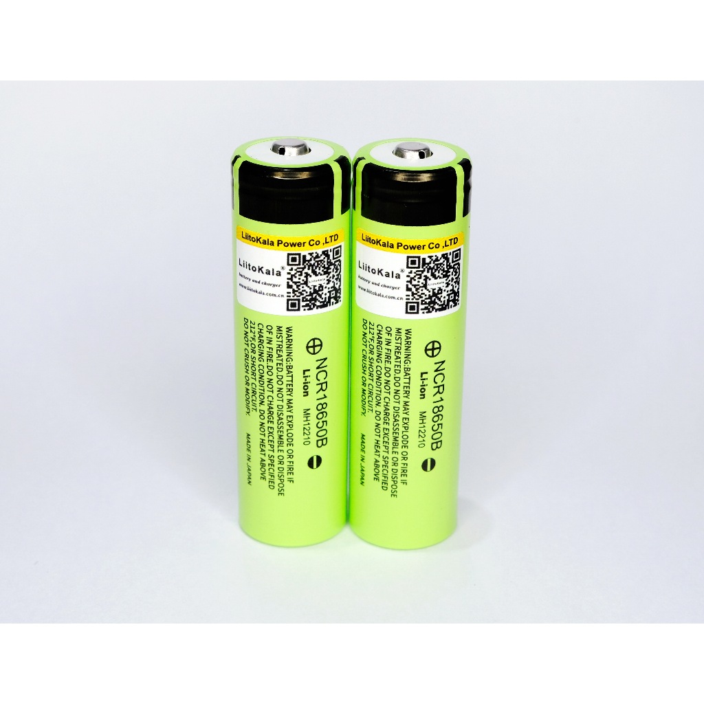 ถ่านชาร์จ 18650 แท้ Liitokala NCR18650B 3400mah หัวนูน 2 ก้อน ถ่านโซล่าเซล ถ่านปัตตาเลี่ยน แบตสว่าน ราคา ถูกที่สุด ดีลบีเคเค แกลเลอรีภาพที่ 6