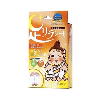 [พร้อมส่ง] แบ่งขายเป็นคู่ แผ่นแปะเท้าญี่ปุ่น แปะเท้าเพื่อผ่อนคลาย Ashirira Sheet นำเข้าจากญี่ปุ่น