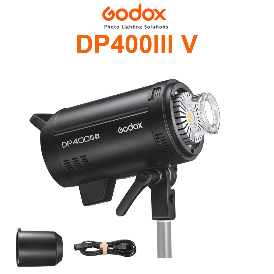 Godox Flash DP400III V 400W 5800K Bowen Mount ไฟแฟลชสตูดิโอ  พร้อมไฟ COB LED Modeling Lamp 30W