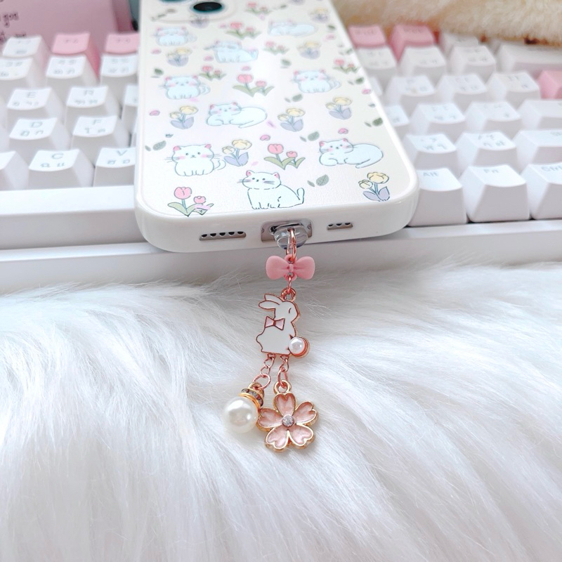 [พร้อมส่ง] จุกกันฝุ่น ipad, iphone, android จุกหูฟัง จุกกันฝุ่นโทรศัพท์, สินค้าDiy