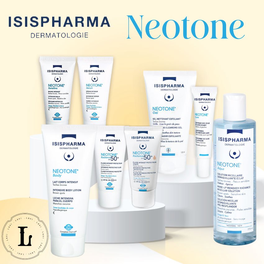 Isis Pharma Neotone Serum/Neotone Sensitive/Neotone Radiance SPF50 +/Neotone Body/Neotone Aqua/Neoto