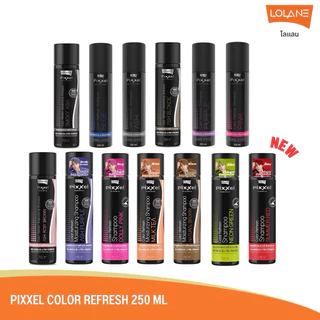 ❤️❤️❤️โลแลนพิกเซลคัลเลอร์รีเฟรช แชมพูเพิ่มประกายสีผมให้สวยเงางาม Lolane Pixxel Color Refresh Shampoo