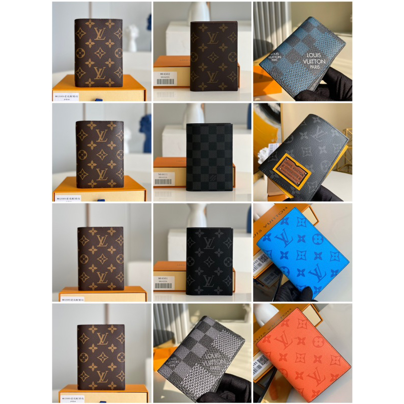 พรี​ ราคา2100 Lv Louis Vuitton N60441 ซองใส่พาสปอร์ต bifold wallets size8 x 11 x 1 cm