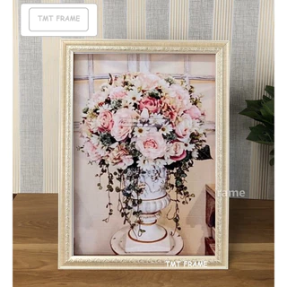 กรอบรูปตกแต่ง ใส่รูปภาพขนาด A3(29.70x42 cm),10x15”,11x14",11x16",12x16”,12x15",12x18” ^พร้อมกระจกใส^^ใส่ใบประกาศ,ของขวัญ