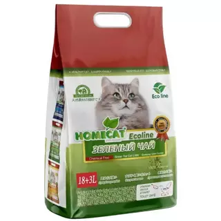 ใหม่🔥 Homecat Ecoline ทรายแมวเต้าหู้ โฮมแคท อีโค่ไลน์ เพิ่มพลังการจับตัว ไร้ฝุ่น ขนาด 21 L