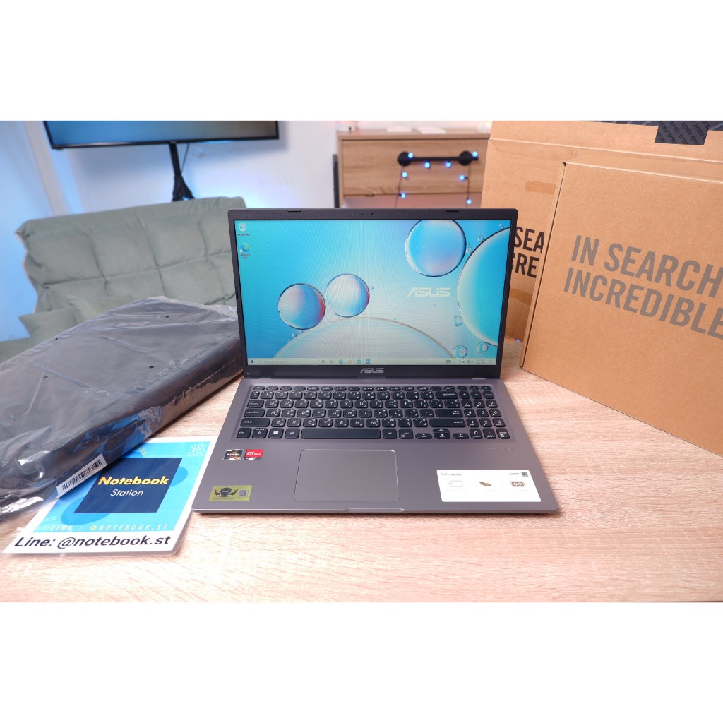 (สินค้ามือ1)Asus Notebook M515DA Ryzen3-3250U Ram4 SSD512 จอ15.6" HD สเปคดี อุปกรณ์ครบกล่อง พร้อมใช้