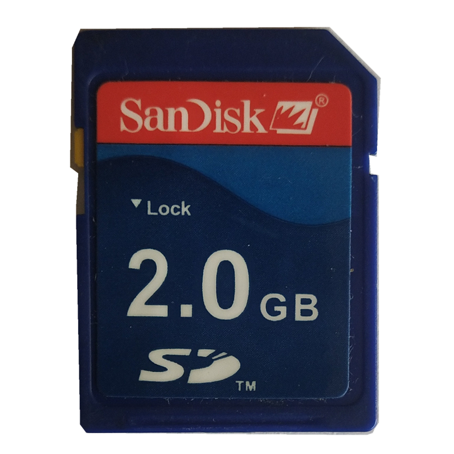 Sandisk 2.0GB SD memory cardการ์ดเก็บข้อมูล