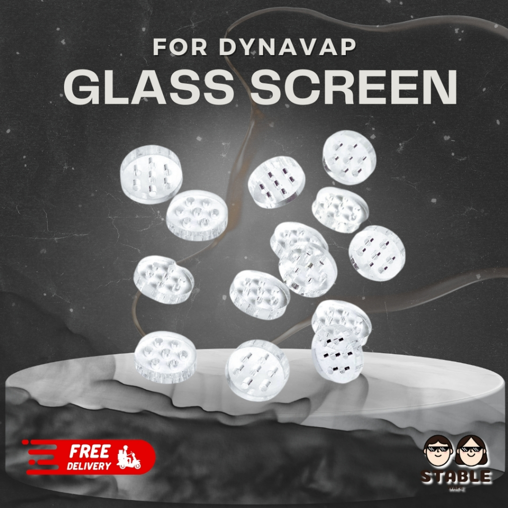 (Delivery 24 H.) แผ่นกรอง GLASS SCREEN สําหรับ DYNAVAP