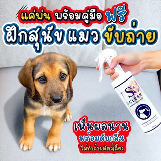 สเปรย์ฝึกสุนัขขับถ่าย ฝึกแมวขับถ่าย สูตรเข้มข้น ฝึกหมาและแมวขับถ่าย เพียงพ่น (เก็บเงินปลายทางได้ ส่งไว) ฝึกสัตว์เลี้ยง