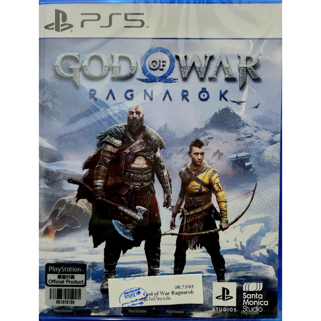god of war ragnarok PS5 zone 3 รองรับภาษาไทย มือหนึ่ง พร้อมส่ง