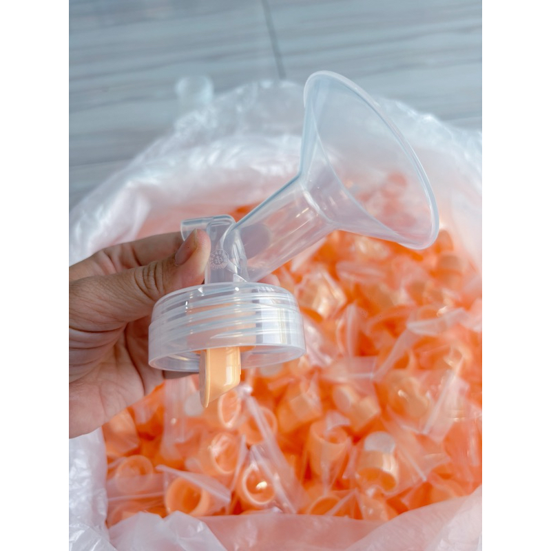👶🏻วาล์วปากเป็ด สำหรับกรวยปั๊มนม (สีส้ม) (ราคาต่อชิ้น) 🚚พร้อมส่งไทย รูปที่ 2