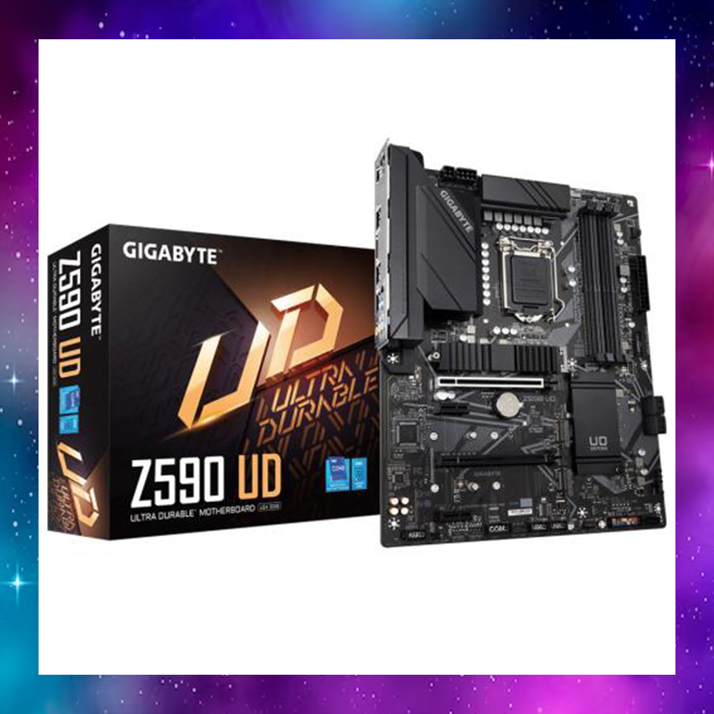 MAINBOARD (เมนบอร์ด) 1200 GIGABYTE Z590 UD GEN10-11 ใช้งานปกติ ประกัน9/2024