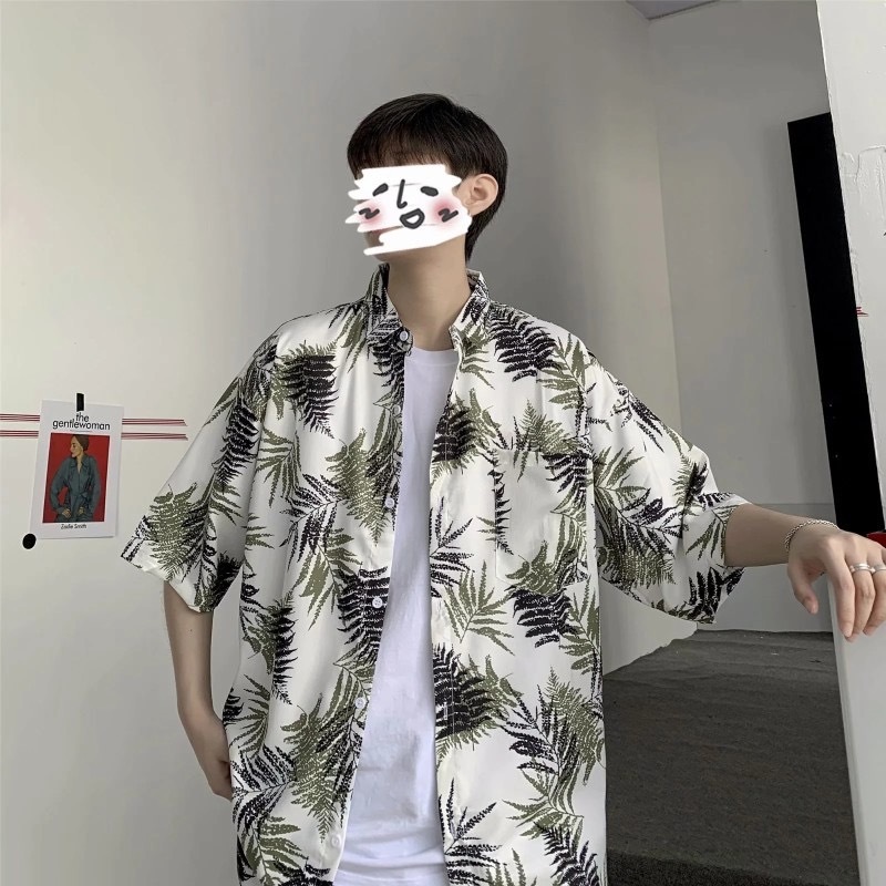 HOt! เสื้อเชิ้ตฮาวาย เสื้อลายดอก เสื้อเชิ้ตสงกรานต์🏖️ ผู้หญิงผู้ชายใส่ได้หมด เนื้อผ้าดี size150cm-180cm( S-3XL ) CS รูปที่ 4