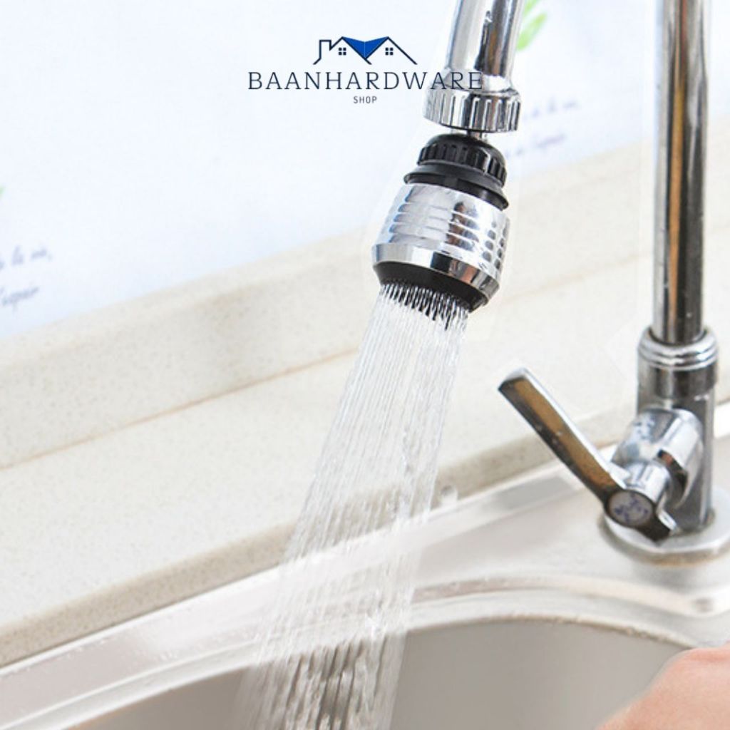 BAANHARDWARE หัวก๊อกกรองน้ำหมุน 360องศา เพื่อประหยัดน้ำ MA-J-203S