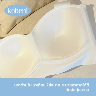 ⭐KOBENI⭐เจลลี่บรา แฟชั่น สปอร์ตบรา ฟองน้ำบาง เนื้อผ้านิ่ม ลดการกดทับ เก็บกระชับหน้าอก