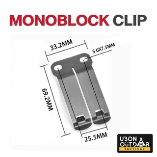 คลิป MonoBlock ปลดไว สำหรับติดตั้งบนงานซอง kydex จัดส่งในไทย