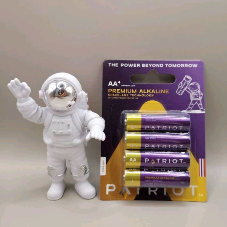 ถ่าน Patriot Premium Alkaline size AA แพ็ค 4 ก้อน