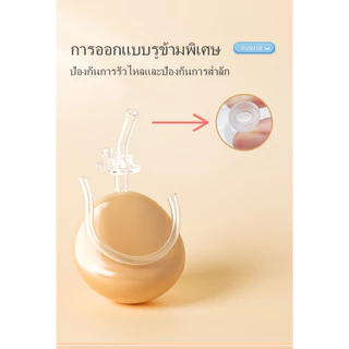 Evorie Tritan ชุดหลอดสำรองสำหรับแก้วหัดดูดขนาด 300ml แถมแปรงทำความสะอาดหลอดฟรีในชุด