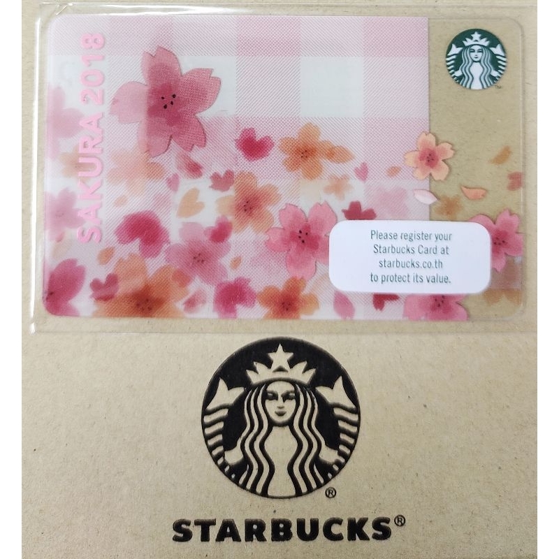 Starbucks Card Thailand บัตรเติมเงิน Starbucks ยังไม่ได้ขูดพิน