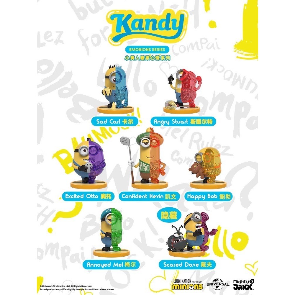 พร้อมส่ง แบบสุ่ม Model Minions Kandy งานลิขสิทธิ์ของแท้