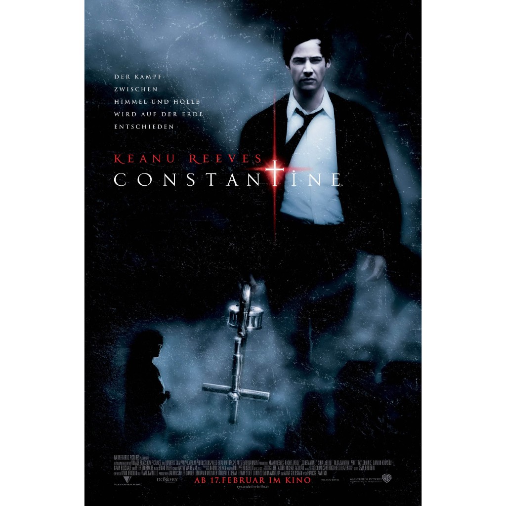 โปสเตอร์หนัง Constantine 2005 Movie Poster รับทำ โปสเตอร์ติดผนัง ของแต่งบ้าน รูปภาพติดผนัง 77poster