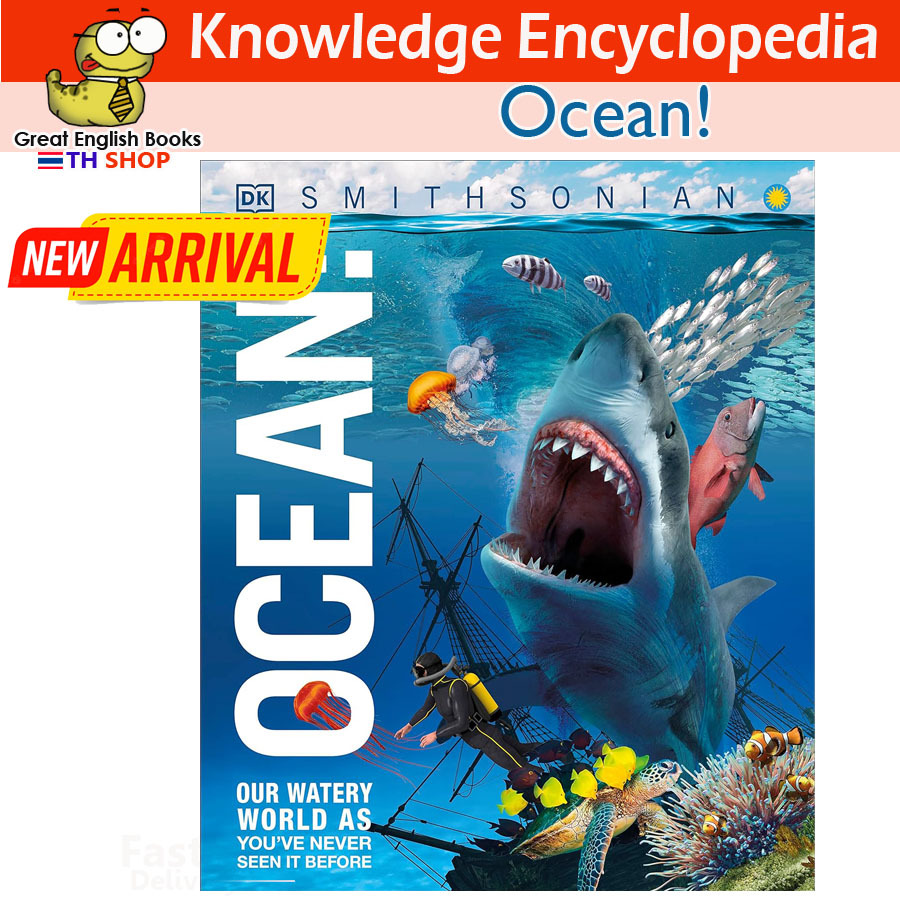 (ใช้โค้ดรับcoinคืน10%ได้) พร้อมส่ง *ลิขสิทธิ์แท้ Original Knowledge Encyclopedia Ocean! (DK Knowledge Encyclopedias) Har