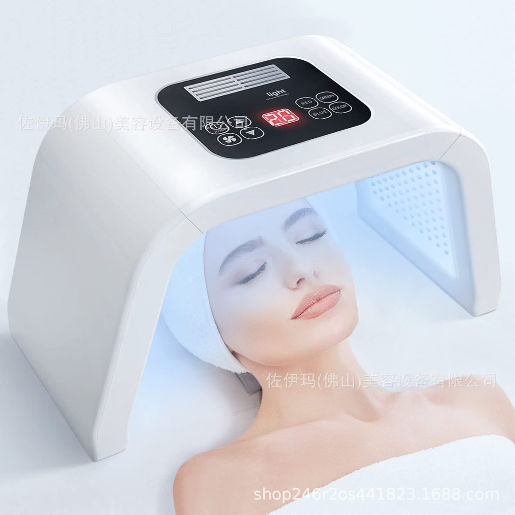 LED7สี โฟโตไดนามิกแลมป์รักษาสิว เครื่องฟื้นฟูผิว PDT LED Light Beauty Photodynamic Lamp Acne Treatment Skin Rejuvenation