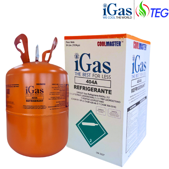 iGas Refrigerant R404A น้ำยาแอร์ R404A ยี่ห้อ iGas ขนาดบรรจุ 10.9 กก น้ำยาแอร์คุณภาพสูง