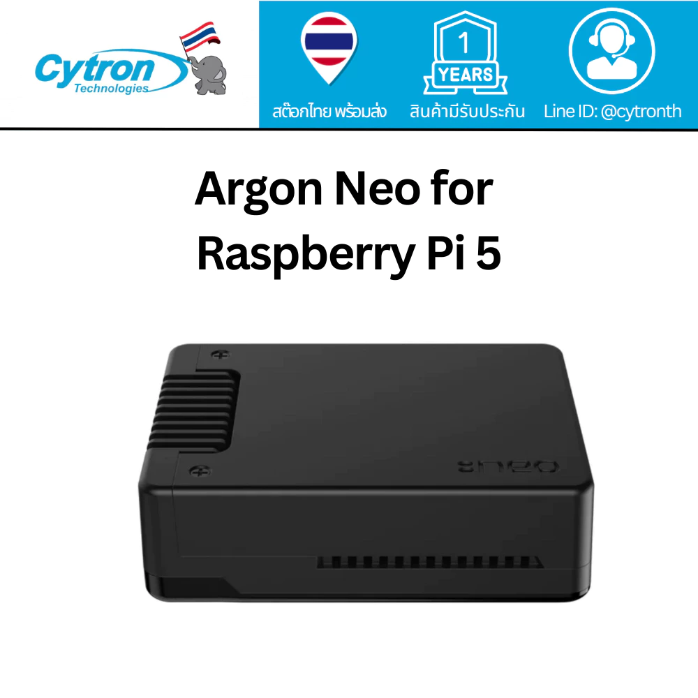 Argon NEO 5 Case พร้อม PWM Fan สำหรับ Raspberry Pi 5