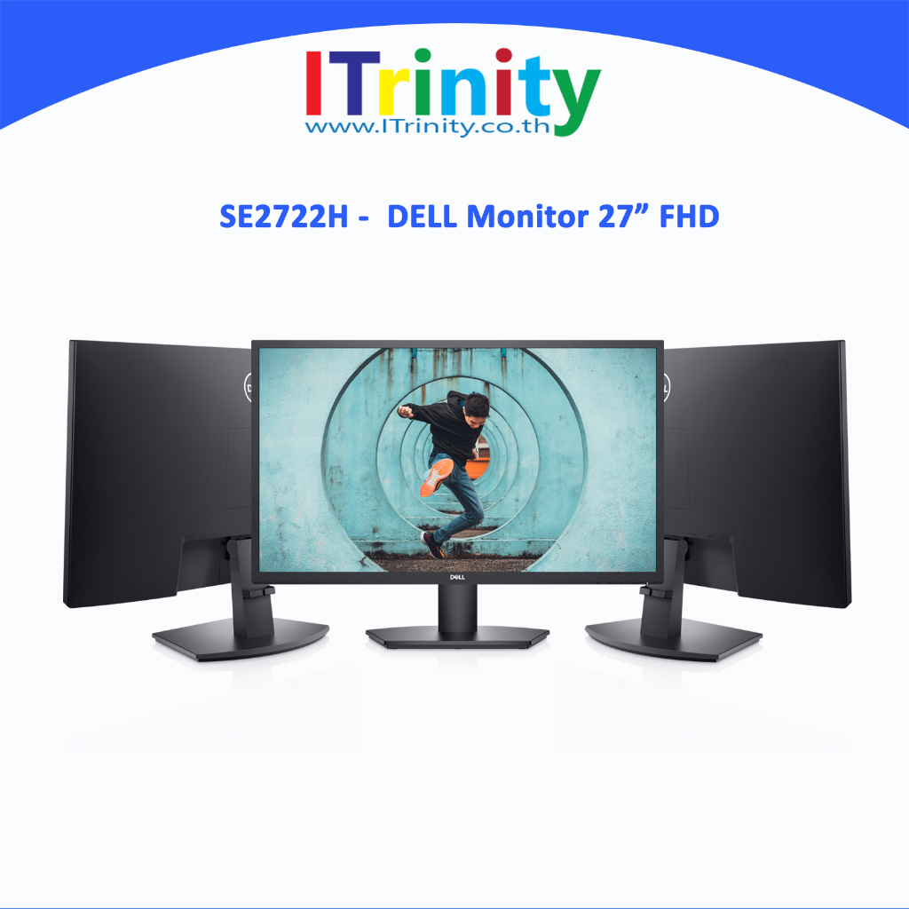 [ผ่อน 0%] Dell SE2722H Monitor 27 เดลล์ จอมอนิเตอร์ 27 นิ้ว Full HD 75Hz รับประกัน 3 ปี On-Site