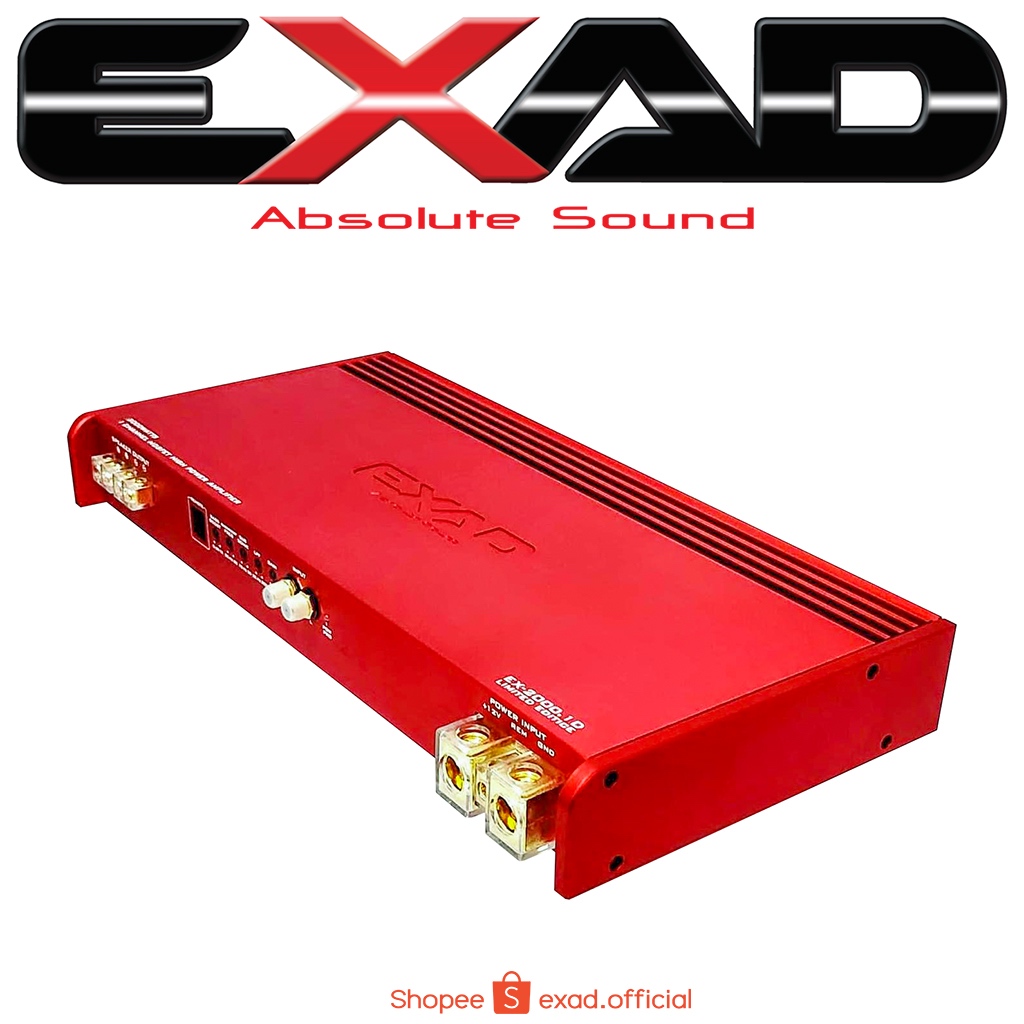 Power amplifier EXAD EX-2000.1D LTE เพาเวอร์แอมป์ (จัดส่งฟรี)