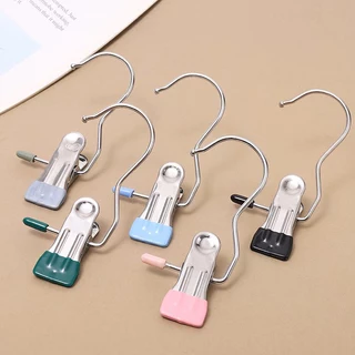 ID888 ที่หนีบผ้าทำจากสแตนเลส คลิปหนีบกางเกงตัวหนีบผ้า คละสี (10ชิ้น/5ชิ้น/1ชิ้น)