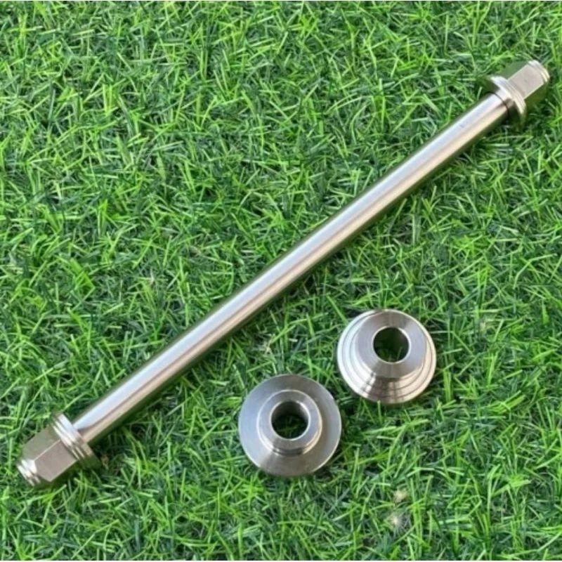 ชุดแกนล้อ+บูทล้อHonda Lead125 แกนล้อหน้า สนาม-จี้ลาย 1อัน+บูทล้อหน้า1คู่ ตรงรุ่น ราคาเซ็ตละ