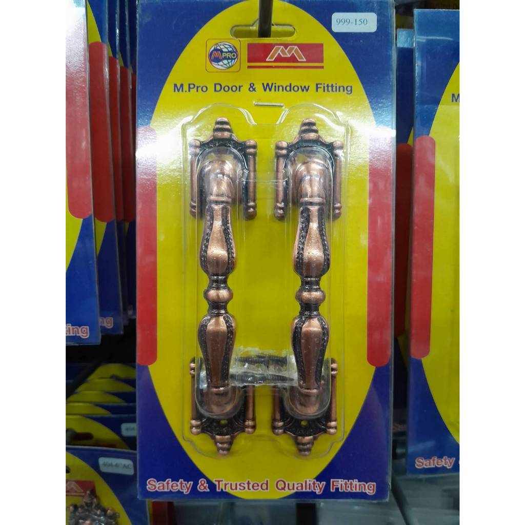 M.PRO มือจับโรมัน 999 รมดำ ขนาด 150 มิล AC  (แพ็ค 2) 1193586