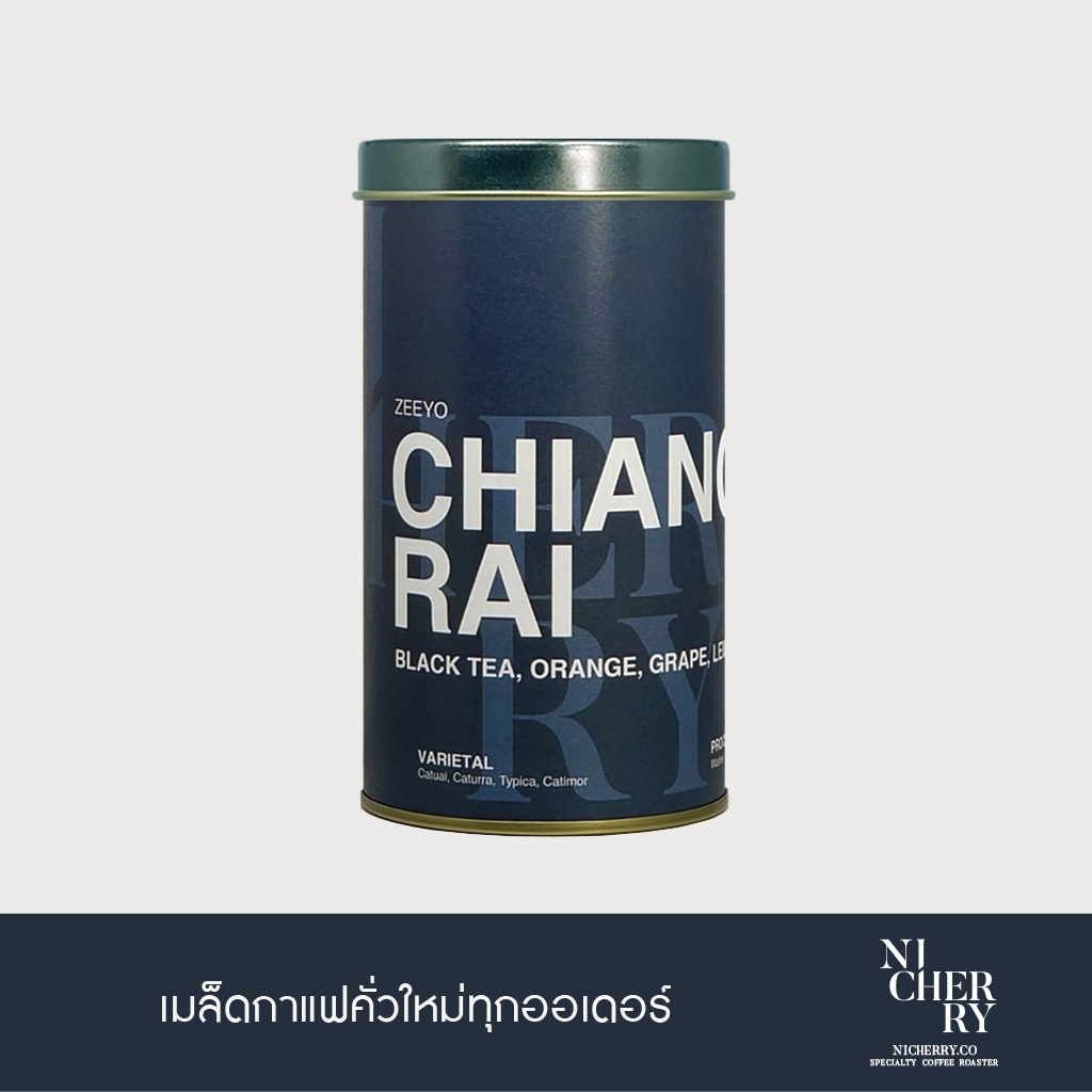 NICHERRY เมล็ดกาแฟไทย เชียงราย W | Zeeyo | Sweet & Clean — อาราบิก้า คั่วอ่อน 150g