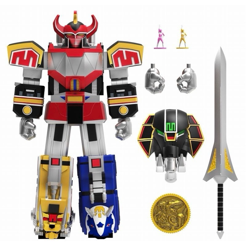 (ของแท้) Megazord Mighty Morphin Super7 Power Rangers Daizyujin Hasbro