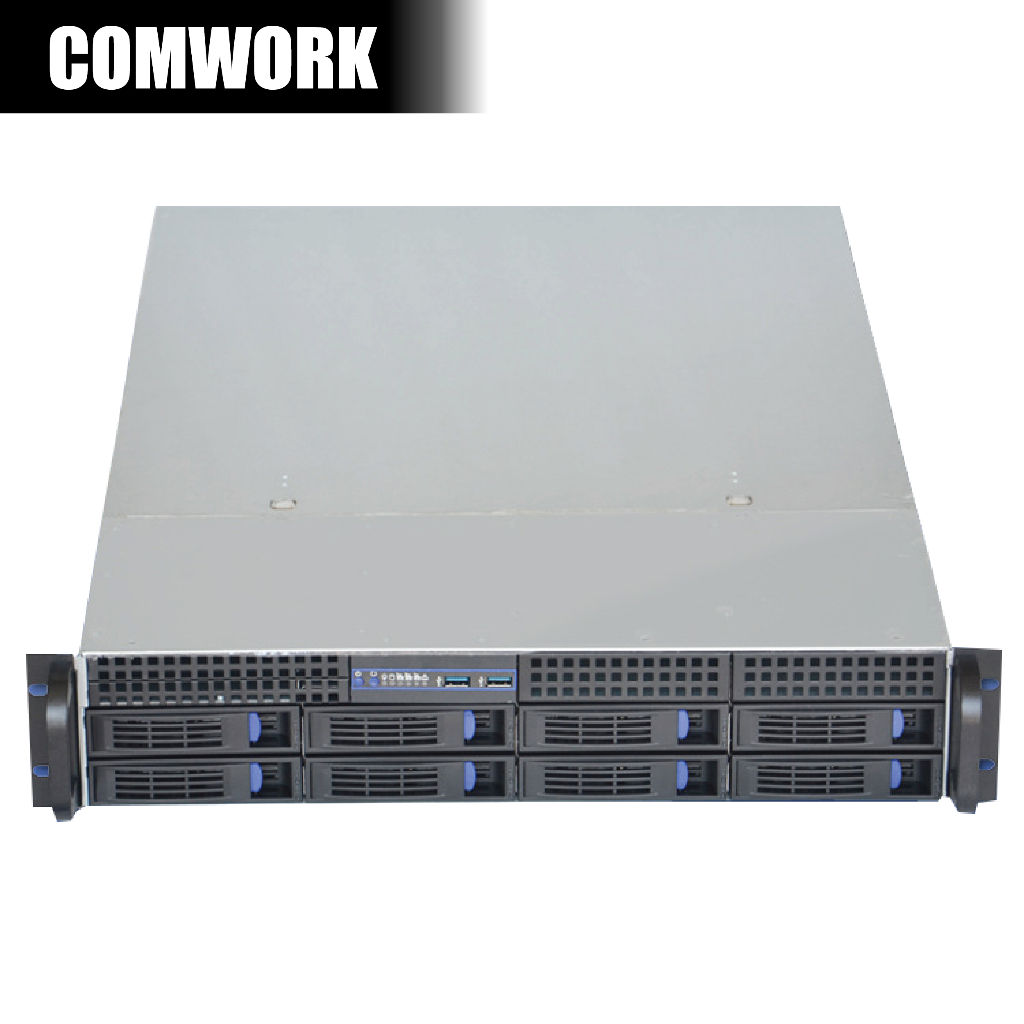 เคส แร็ค 2U 2U650 8 SATA E-ATX ATX M-ATX ITX RACK CHASSIS SERVER CASE COMPUTER WORKSTATION COMWORK