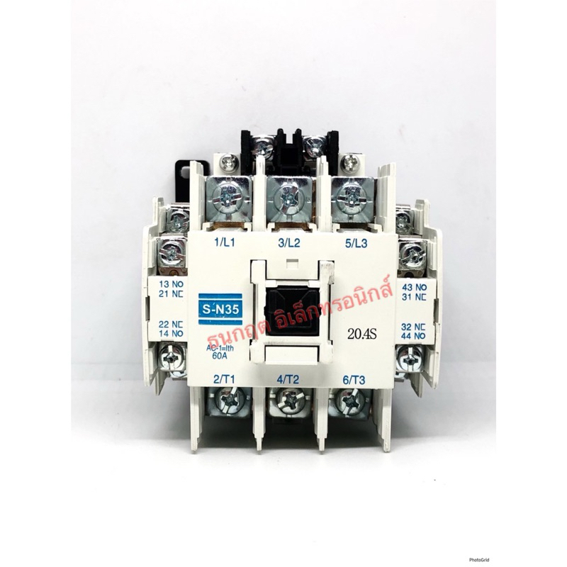 S-N35  SN35 lth=60A  220VAC ยี่ห้อ PNC แมกเนติก คอนแทคเตอร์ MAGNETIC CONTACTOR พร้อมส่ง(ของใหม่)