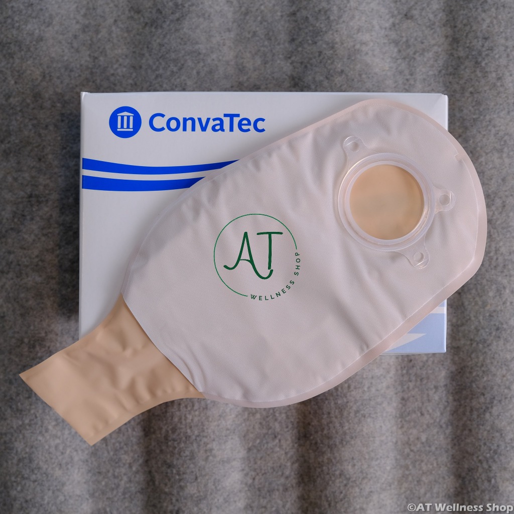 Convatec Natura Sur-Fit ถุงเก็บอุจจาระหน้าท้องปลายเปิด Drainable Pouch (ราคาต่อ 1 ชิ้น) (Price per 1 piece)