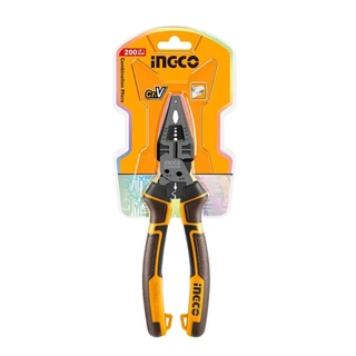 INGCO คีมปากจิ้งจก อเนกประสงค์ 8 in 1 วัสดุ Cr-V ขนาด 8"/200 มม. รุ่นงานหนัก รุ่น HMFCP28200( 8-in-1 Multi-function com