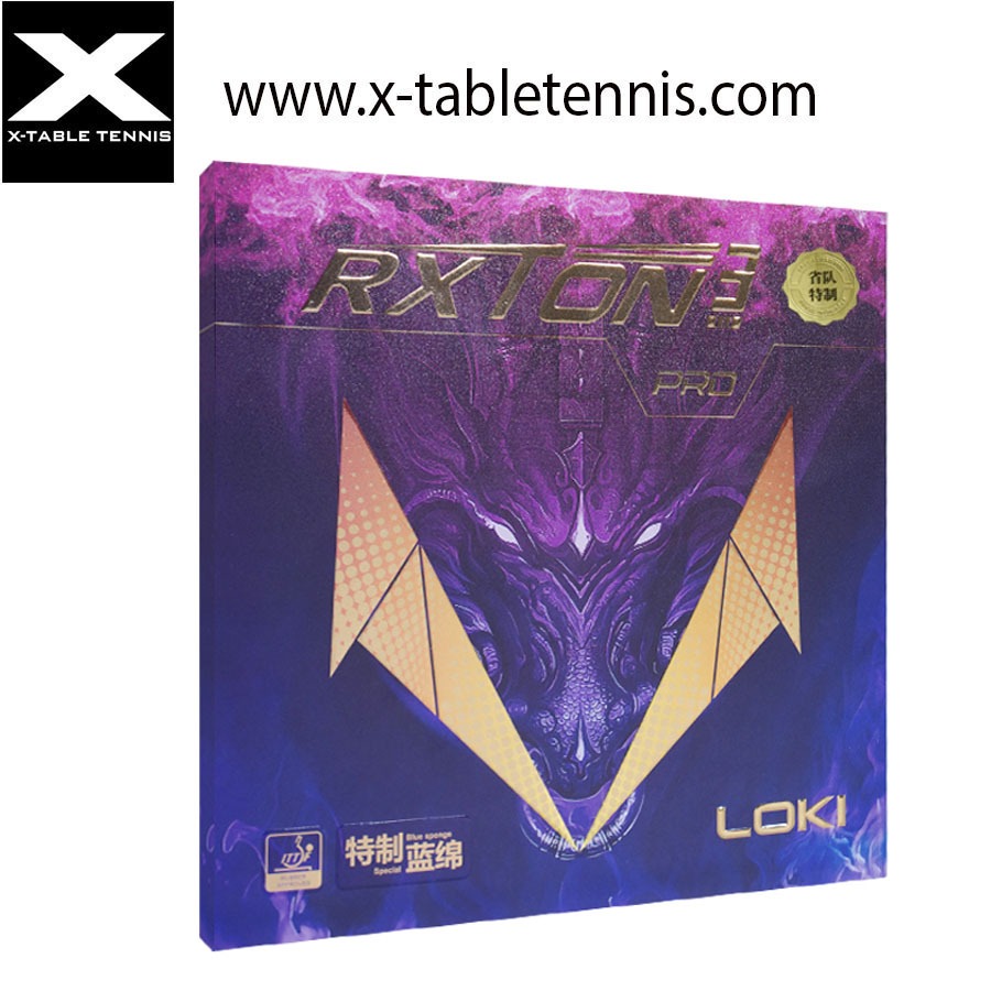 ยางปิงปอง Loki รุ่น Rxton 3 Pro (ยาง GTX Pro ปกใหม่)