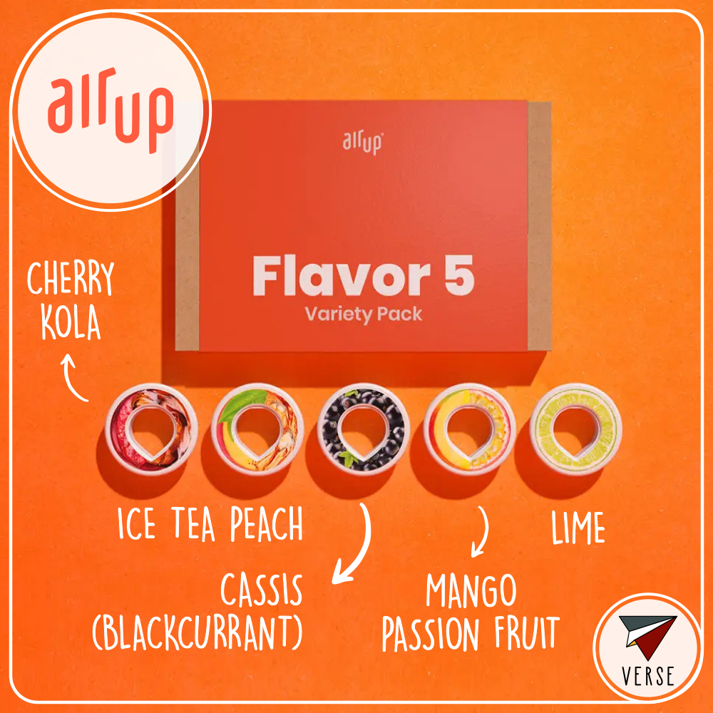 ตลับรสชาติ Flavor Pack สำหรับขวดน้ำ Air Up สินค้าของแท้ | ใน 1 กล่องมีหลายรสชาติที่แตกต่างกัน