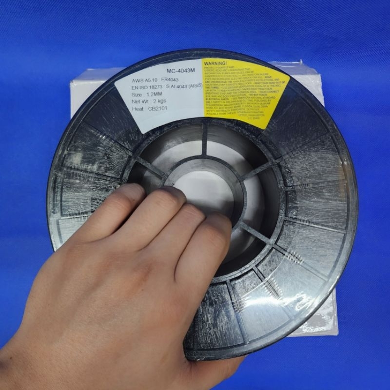 ลวดเชื่อมMIG อลูมิเนียม 4043 5356 #1.0 #1.2 ขนาด 2KG. ม้วนใหญ่ POWER WELD ANDELI - รูปที่ 3
