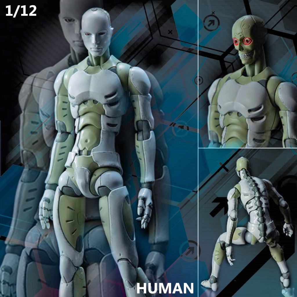 1000toys Action Figure แอ็คชั่น ฟิกเกอร์ TOA Heavy Industries Synthetic Human Ai มนุษย์สังเคราะห์ 1/